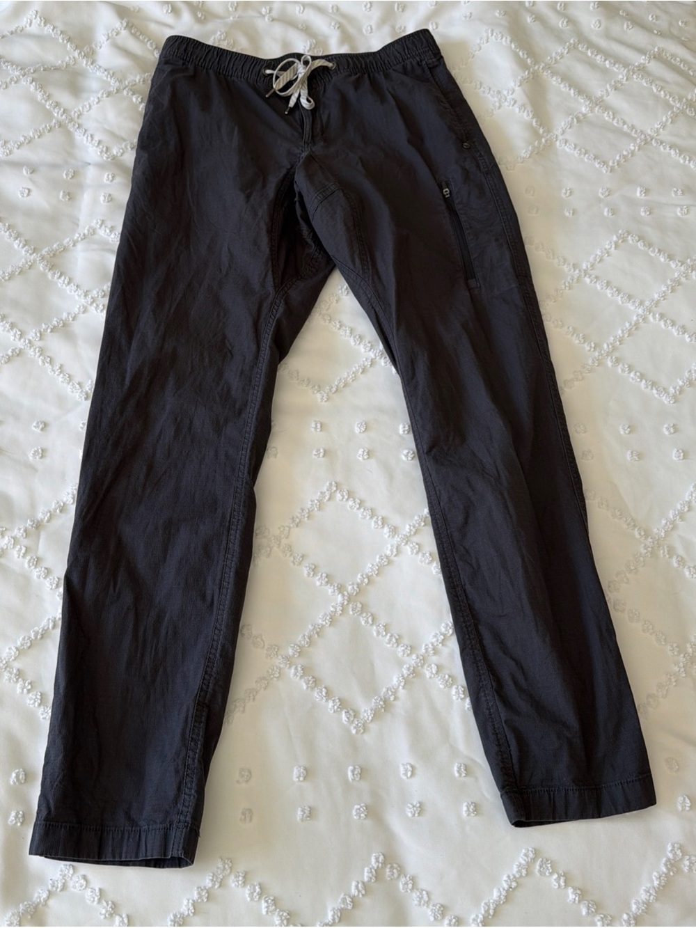Vuori Pants Men’s Charcoal Gray Ripstop Climber Canvas Cargo Hiking Outdoor